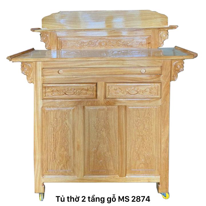 Tủ Thờ 2 Tầng Hiện Đại MS 2874